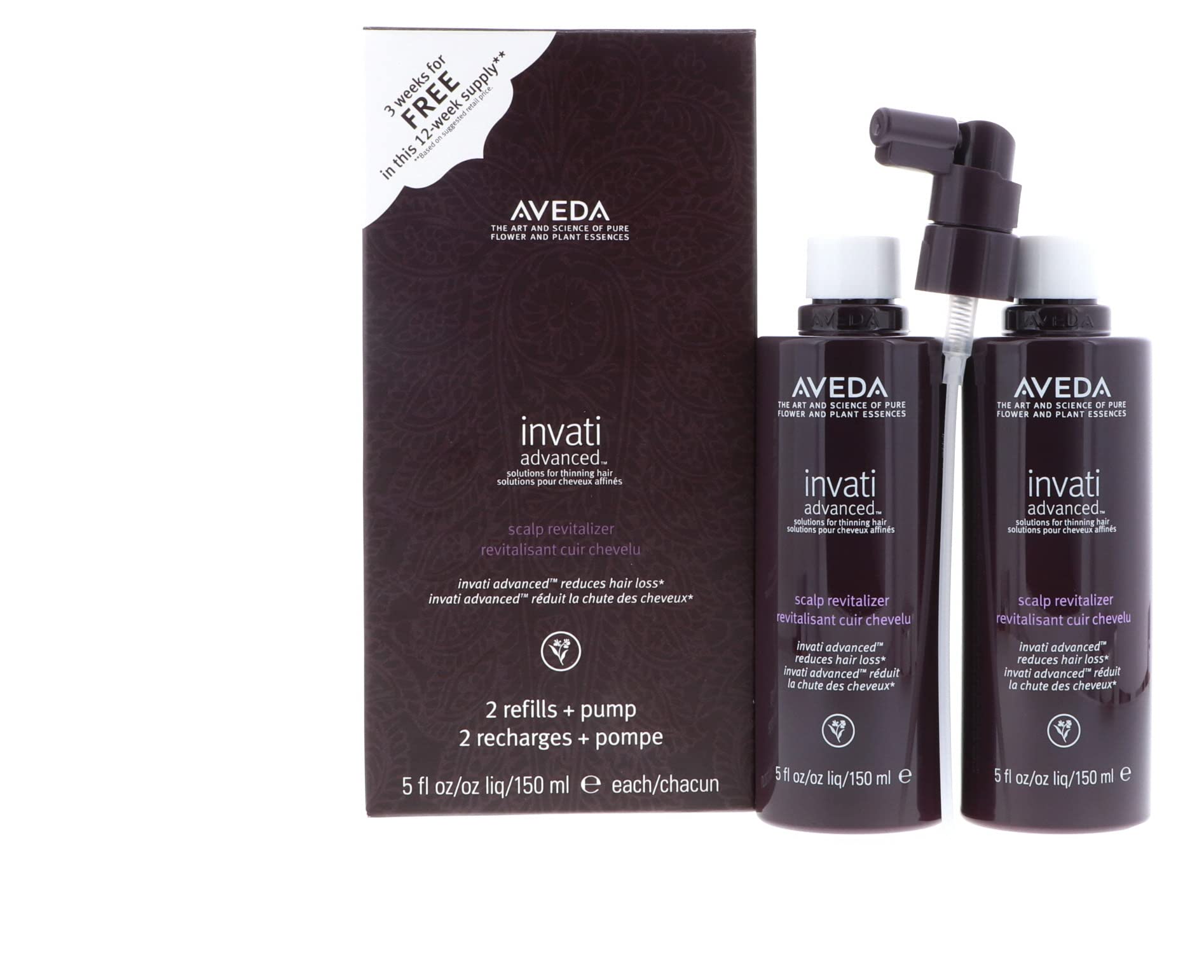Revitalizador De Couro Cabeludo Aveda Invati Advanced Duo 150 Ml Unissex