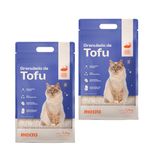 Granulado Higiênico De Tofu Meau Para Gatos - 5 Kg (2 Pacotes De 2,5 Kg)