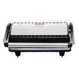 Sanduicheira Grill Amvox Ams800 Preta Com Prata 220v