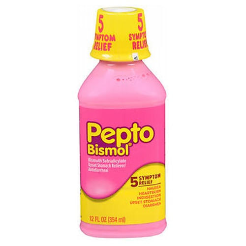 Pepto-bismol Dor De Estômago Aliviador Antidiarreico Original 12 Oz Por Pepto-bismol