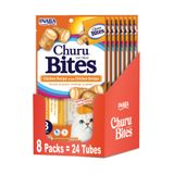 Cat Treats Inaba Churu Bites: Frango Assado Macio, 10 G, 24 Tubos