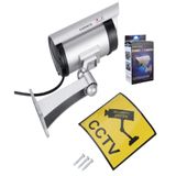 Camera Falsa Led Piscante Micro Dome Sem Fio Fake