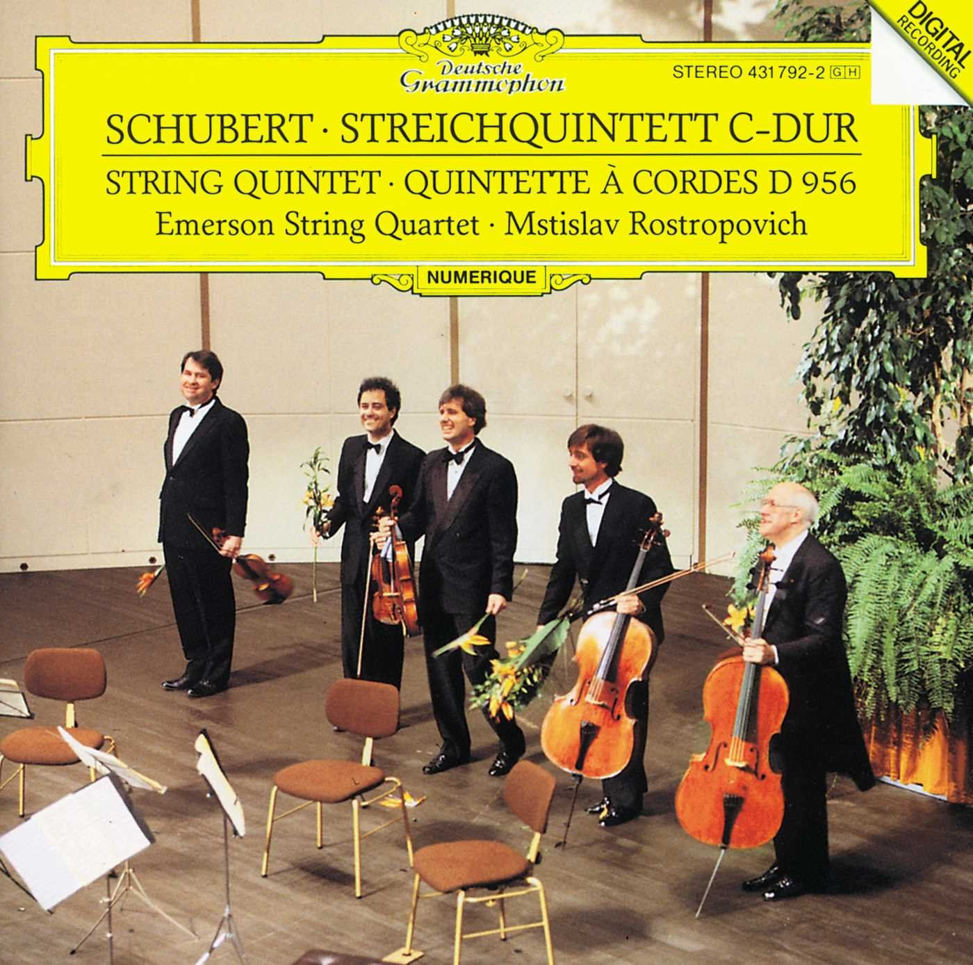 Cd Schubert: Quinteto De Cordas Em Dó, D. 956 - Quarteto Rostropovich/emerson