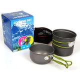 Kit Panelas Camping Aluminio Kit Cozinha Acampamento Outdoor