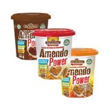3 Pasta De Amendoim Dacolônia 500g Integral, Crunchy, Cacau