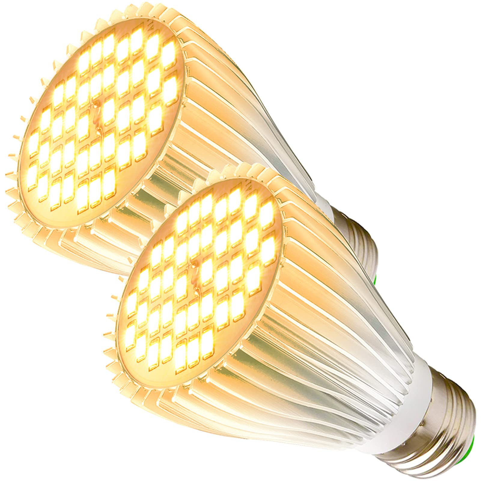 Lâmpada Led Grow Milyn 30w Full Spectrum, Pacote Com 2 Unidades E26