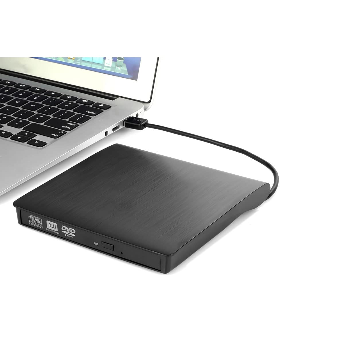 Unidade Externa De Cd E Dvd Usb 3.0 Portable Intendvision Preta