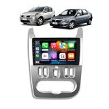 Kit Multimidia Sandero 2007 / 2011 Logan 2010 / 2011 Androidauto 9 Pol Bt Usb Fm - Roadstar 908br