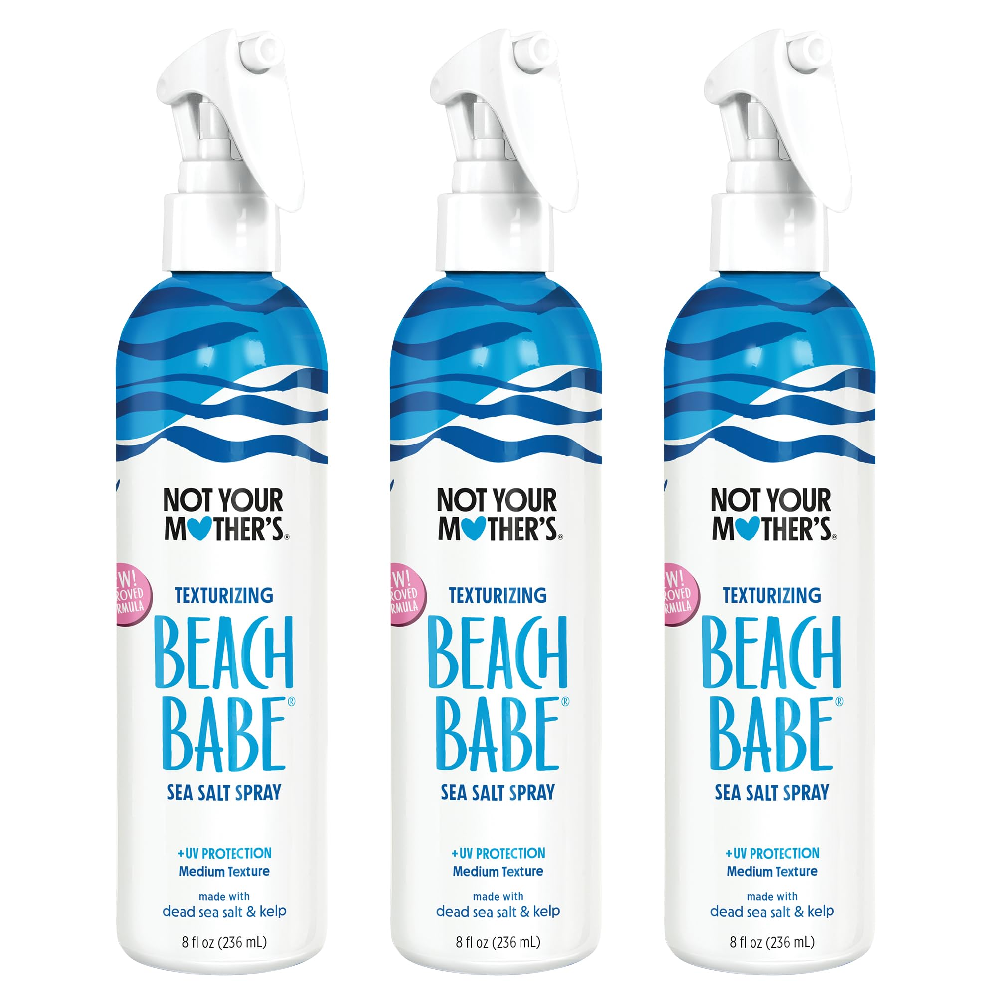 Spray De Sal Marinho Not Your Mother's Beach Babe 240 Ml (pacote Com 3)