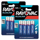 Pilhas Aa Alcalina Rayovac 2 Cart - 12 Unidades