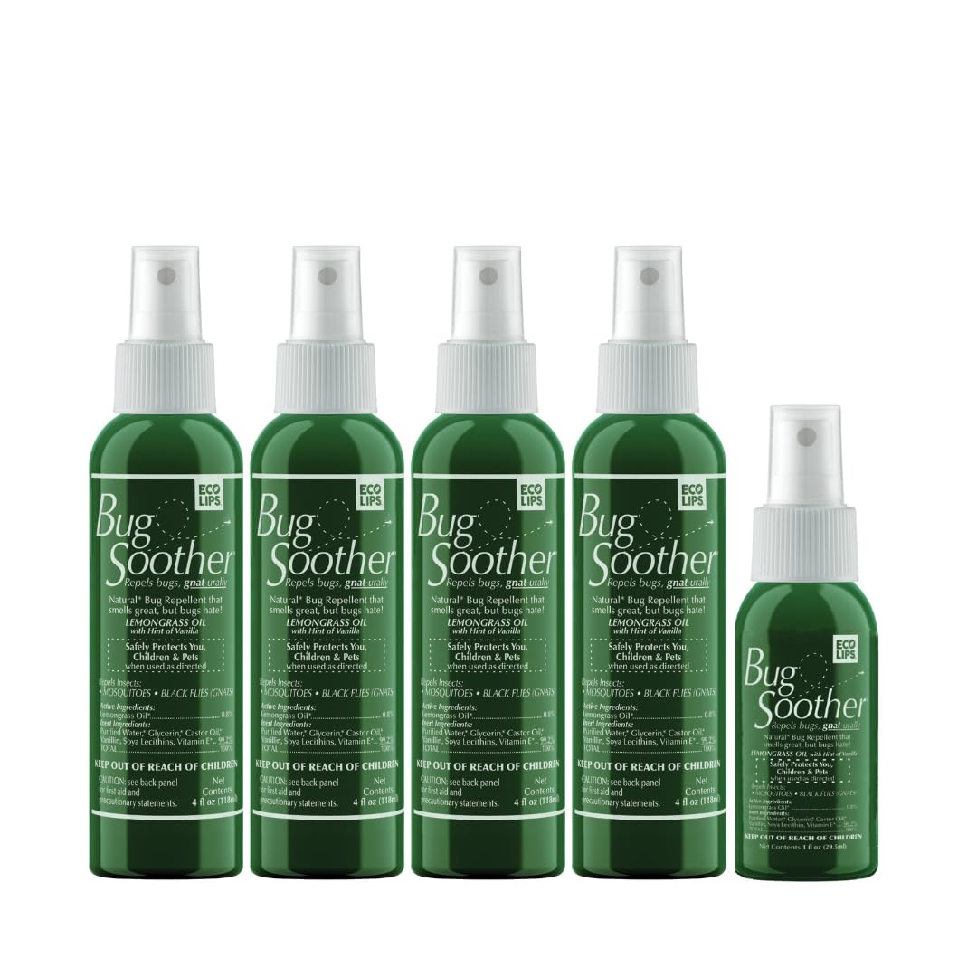 Spray Repelente De Insetos Para Chupetas 4 Frascos De 60 Ml + 120 Ml Eua