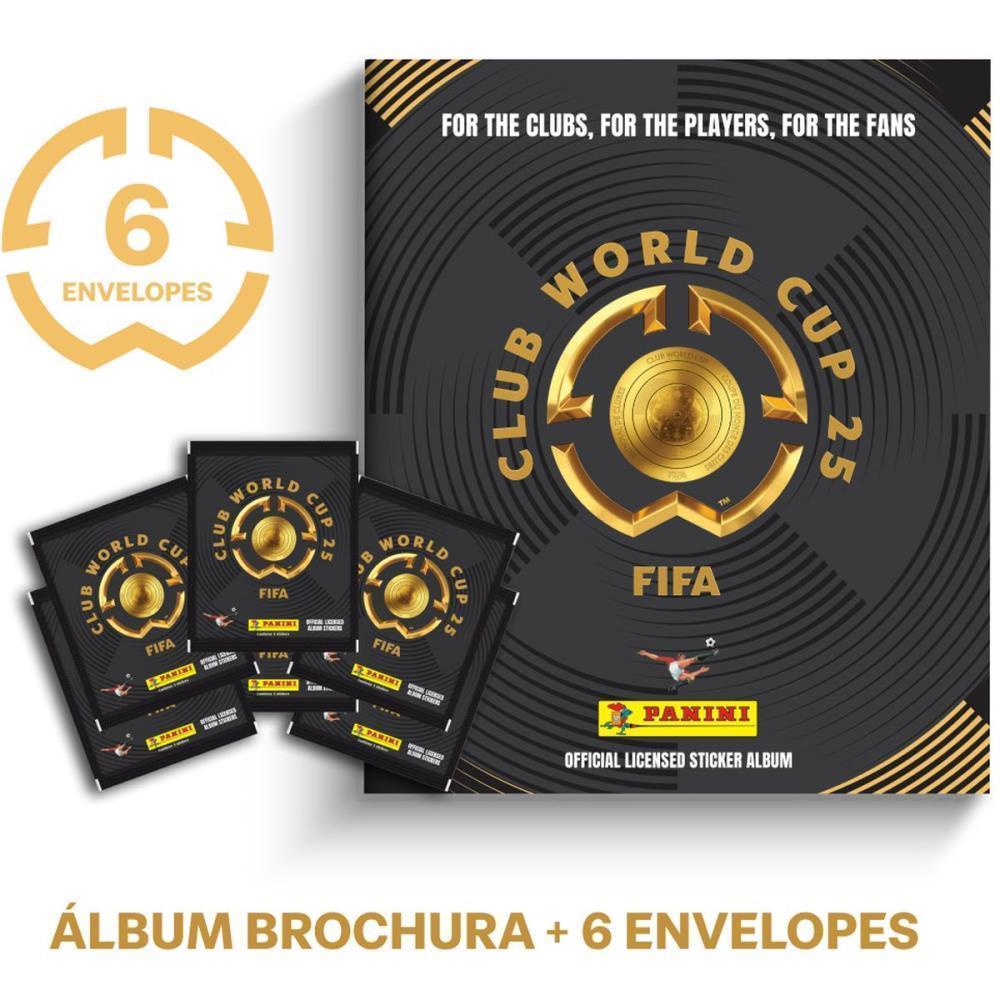 Álbum De Figurinhas Mundial De Clubes Broch + 6env Panini - Carrefour
