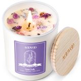 Vela Perfumada Aoovoo Aromaterapia De Lavanda Com Cristais 300ml