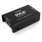 Pré-amplificador De Mesa Giratória Phono Pyle Pp999 Com Entrada/saída Rca Preta