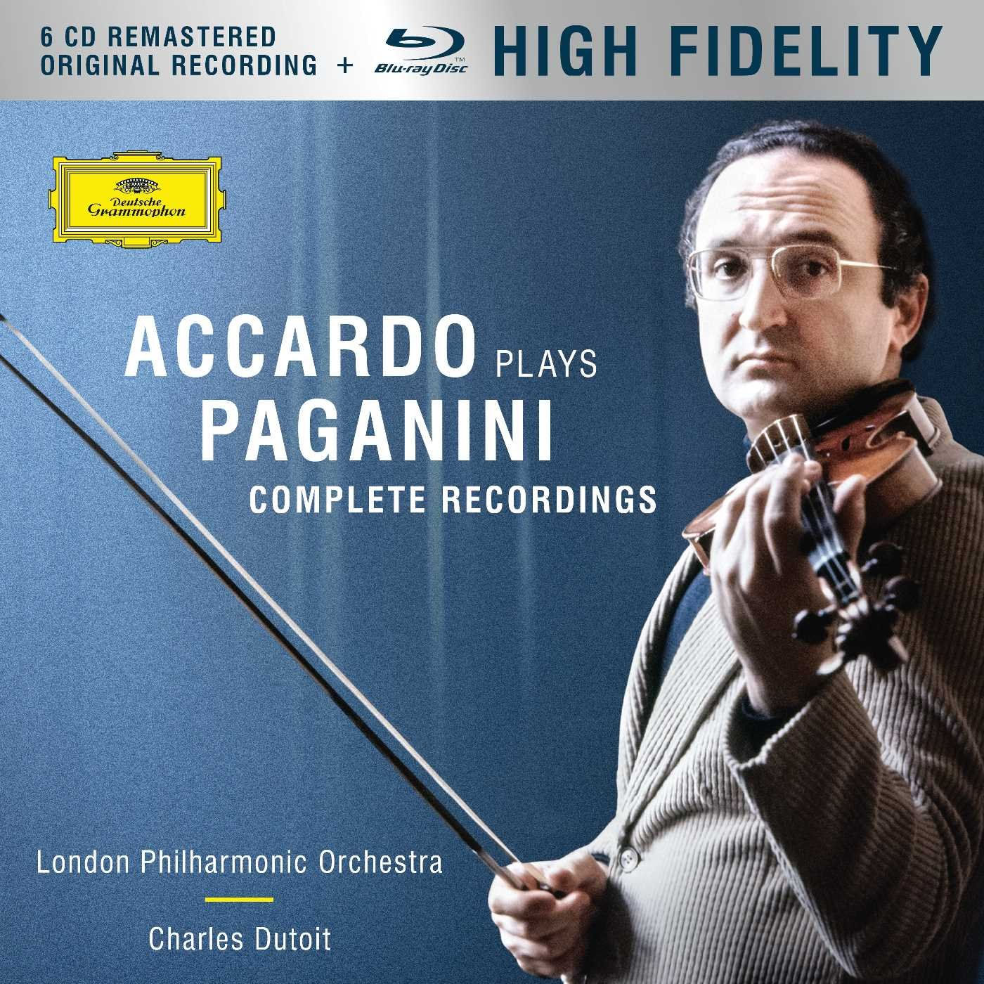 Música Accardo Plays Paganini - The Complete Recordings 6 Cd/blu-ray Audio