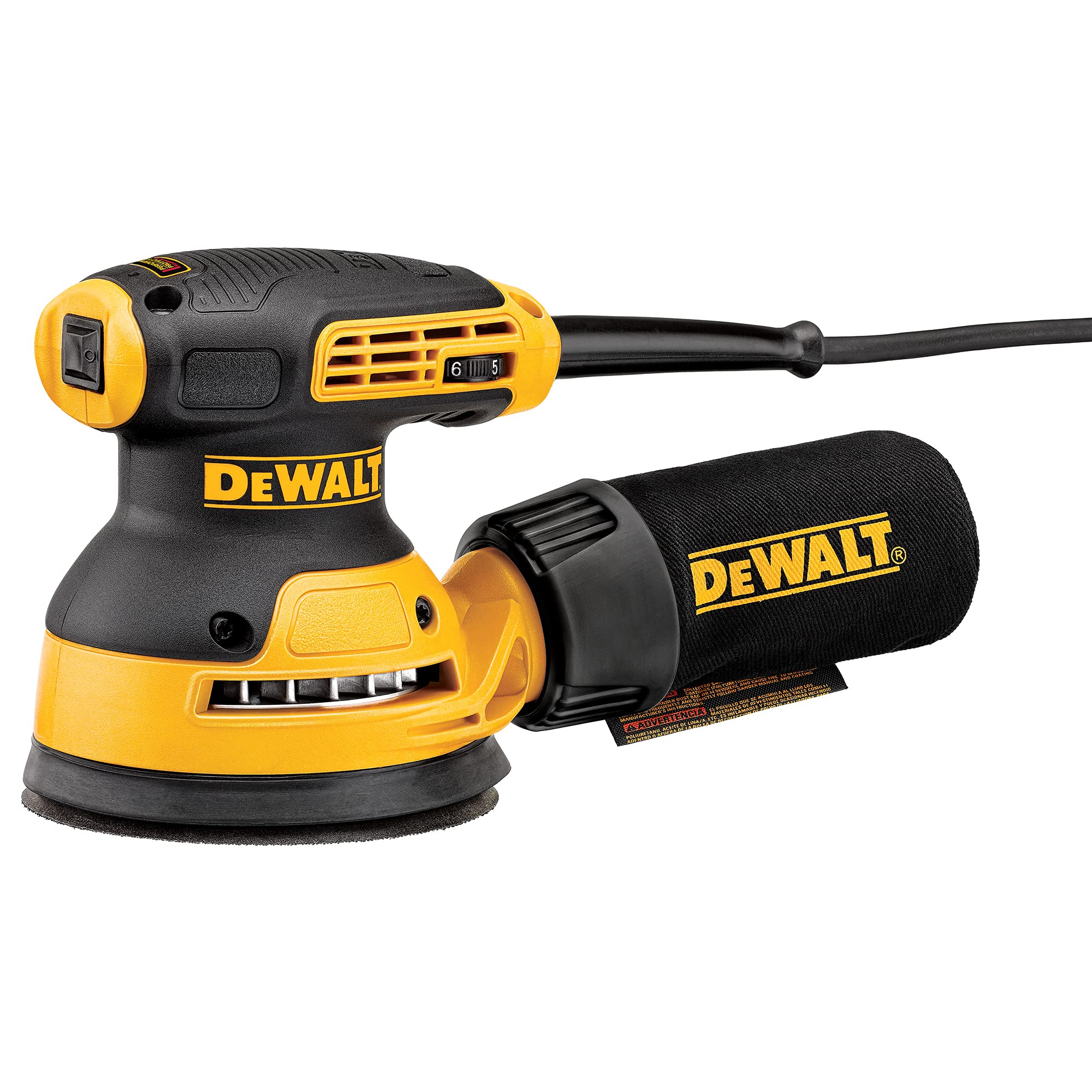 Lixadeira De Órbita Aleatória Dewalt Dwe6423 125 Mm Com Velocidade Variável