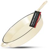 Fry Pan Hamilton Beach, Ferro Fundido Esmaltado, Creme De 30 Cm