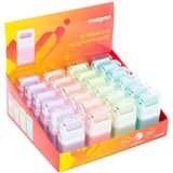 Borracha Colorida Wipe Tons Pastel 24 Unid Sortidas Maxprint