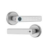 Fechadura Digital Qieman Tuya Sl006 Bluetooth Prata