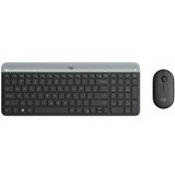 Kit De Teclado E Mouse Logitech Mk470 Slim Grafite Sem Fio - 2954