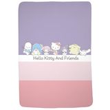 Cobertor Franco Collectibles Hello Kitty &amp; Friends 160x230cm