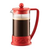 Cafeteira Bodum Brazil French Press 350ml Vermelha