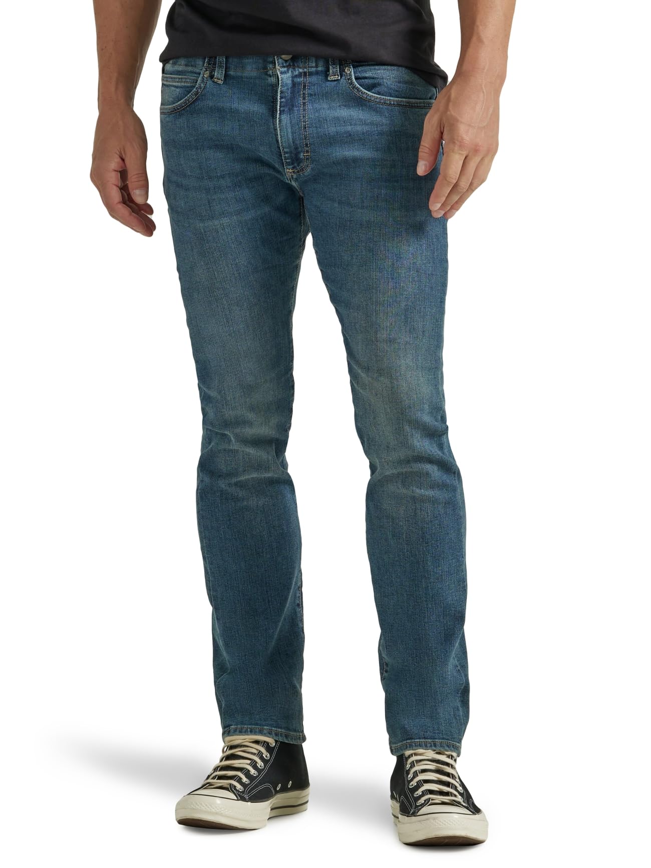 Jeans Lee Masculinos Extreme Motion Slim Straight Cortez 34 L X 32
