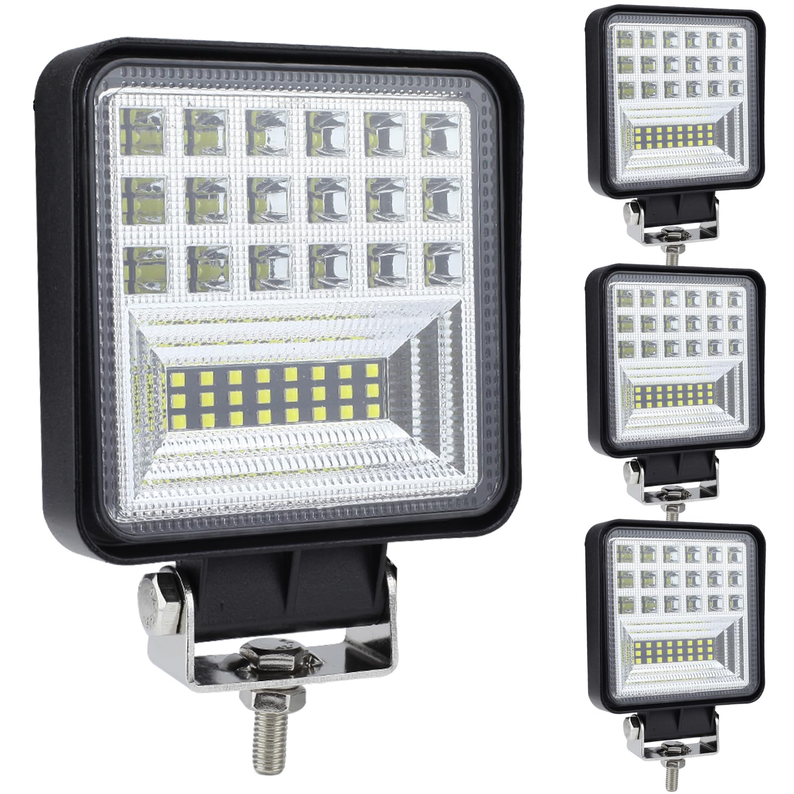 Pods De Luz Led Carsplay 126 W 10.000 Lm 10 Cm Spot/flood 12-24 V