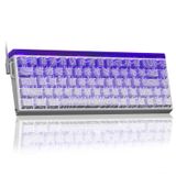 Teclado Para Jogos Aula Hero 68 He 60% Com Fio Rgb Retroiluminado