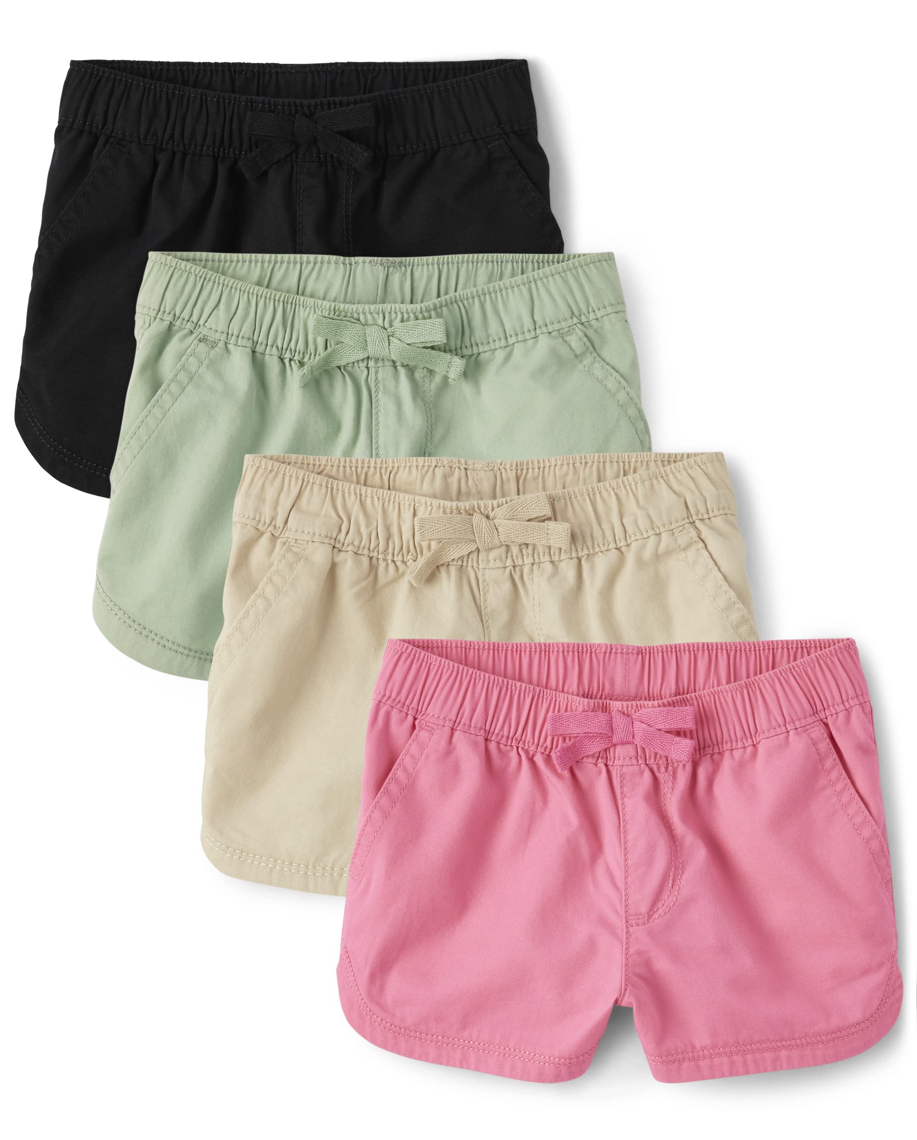 Shorts The Children's Place Para Bebês E Meninas, Pacote Com 4 Unidades 3t