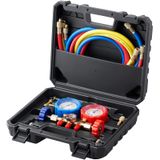 Conjunto De Medidores Ac, Coletor De 3 Vias Vevor Para R134a R22 R12 R502
