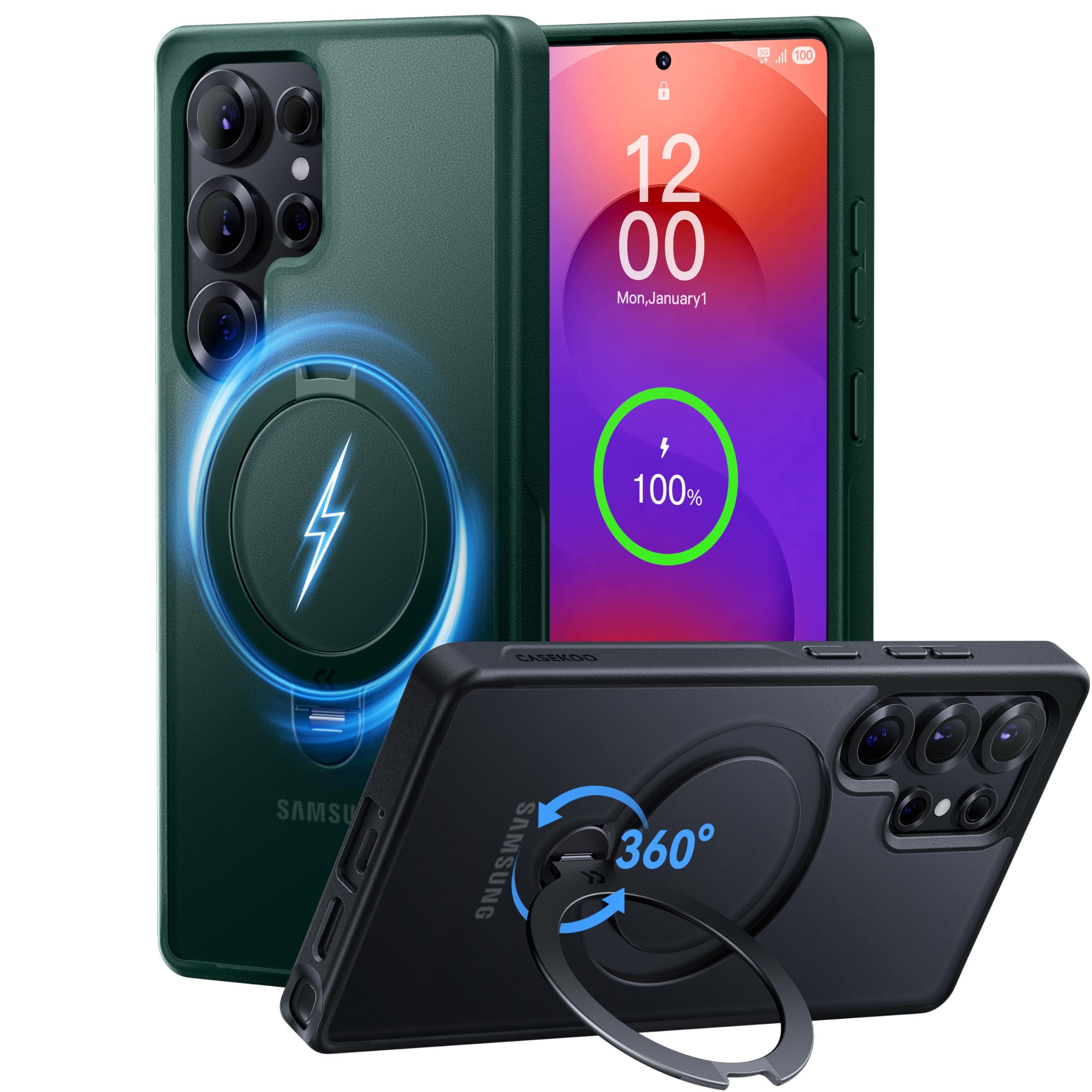 Capa Casekoo Magicstand Pro Para Samsung Galaxy S25 Ultra