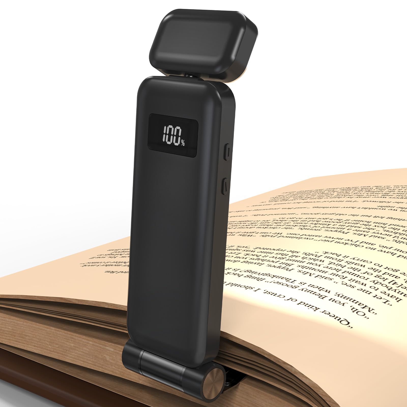 Leitura Recarregável Book Light Ktebo Com Clipe E Indicador De Bateria