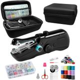 Máquina De Costura Portátil Aovly Beginner&#39;s W/ Storage Black