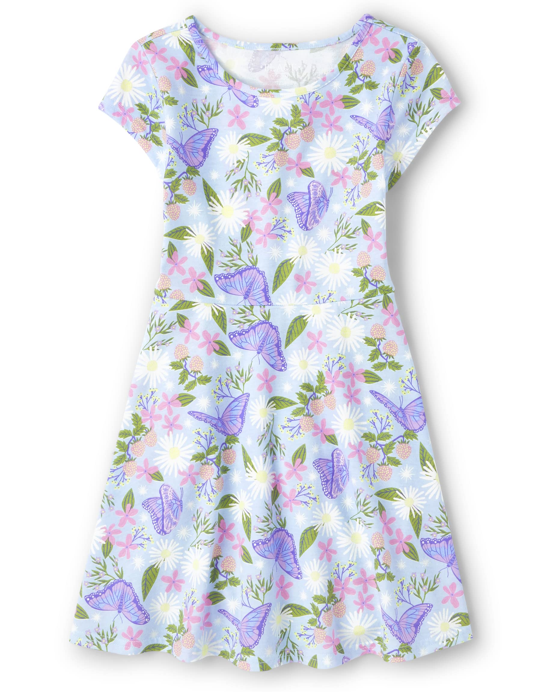 Dress The Children's Place Baby Girls Butterfly Garden