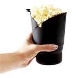 Pipoqueira Microondas Silicone Retratil Sem Oleo Balde Multiuso Para Macarrao Arroz Ideal Para Cozinha E Preparo Rapido