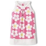Vestido Gymboree Toddler Sem Mangas Rosa, Flor, Tamanho 12