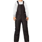 Macacão Snow Bib Kids Isolado Preto Tamanho S