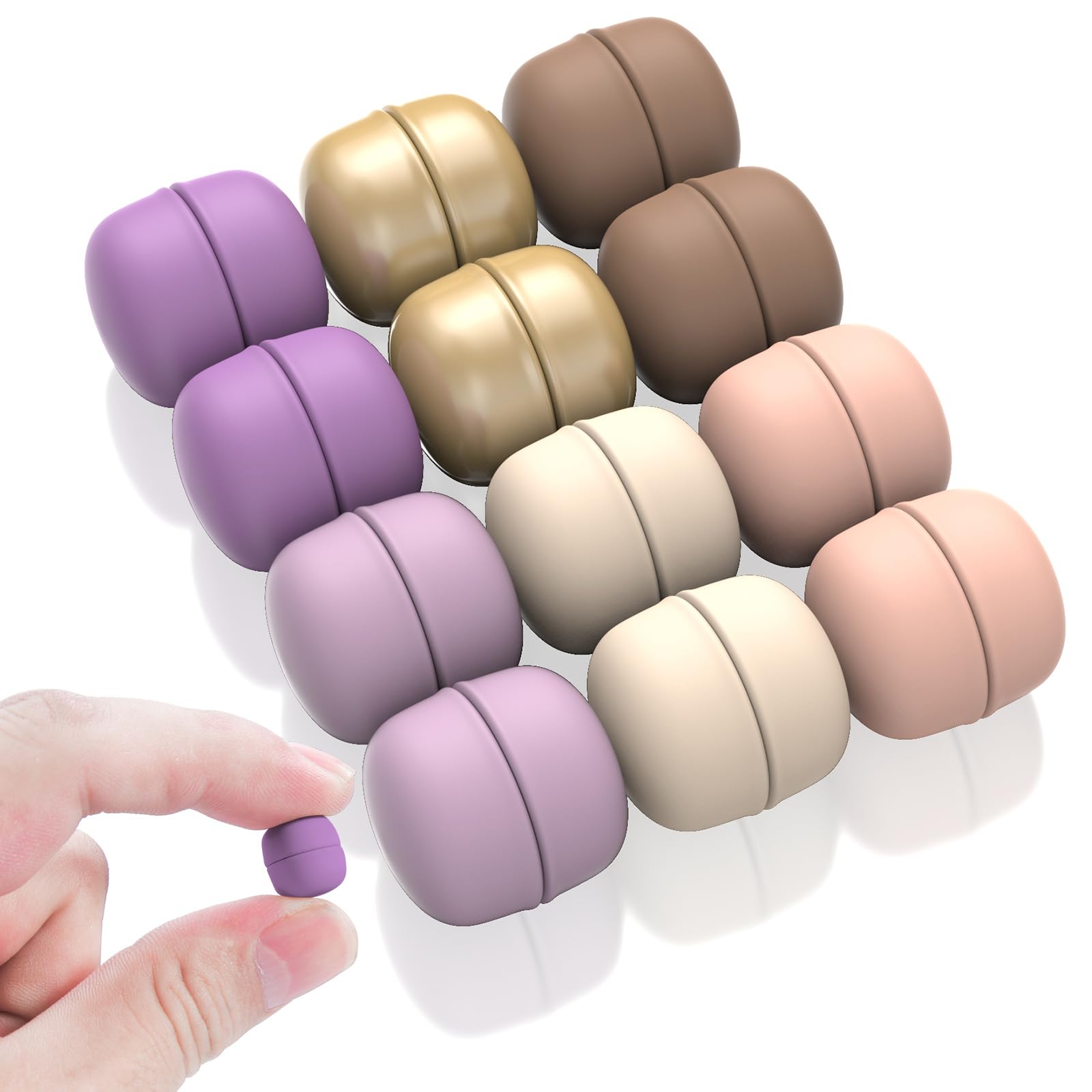 Alfinetes Magnéticos De Hijab Ofiuny, 12 Unidades, Design Sem Pinos Para Mulheres