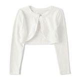 Suéter De Algodão Branco The Children&#39;s Place Girls