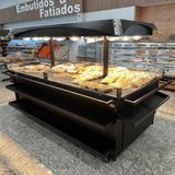 Mesa Aquecida Self Service Suprema Ef272 Frilux Mesa Térmica Preta 220v