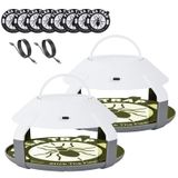 Recarregável Flea Trap Uniwons Grey Com 8 Recargas De Disco Adesivo