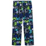 Calças De Pijama De Lã Para Bebês The Children's Place Navy Gamer