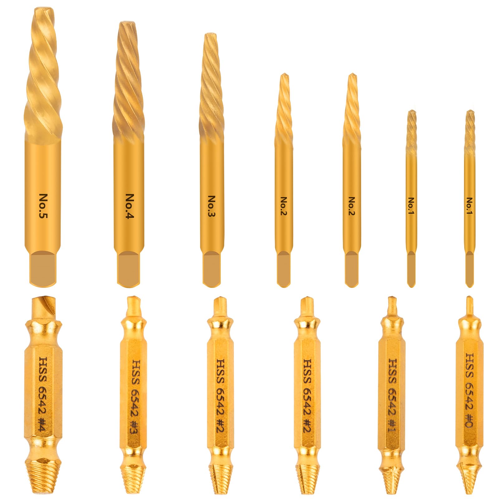 Conjunto De Extratores De Parafusos Danificados Cleverool 13 Unidades Easy Out Bolt