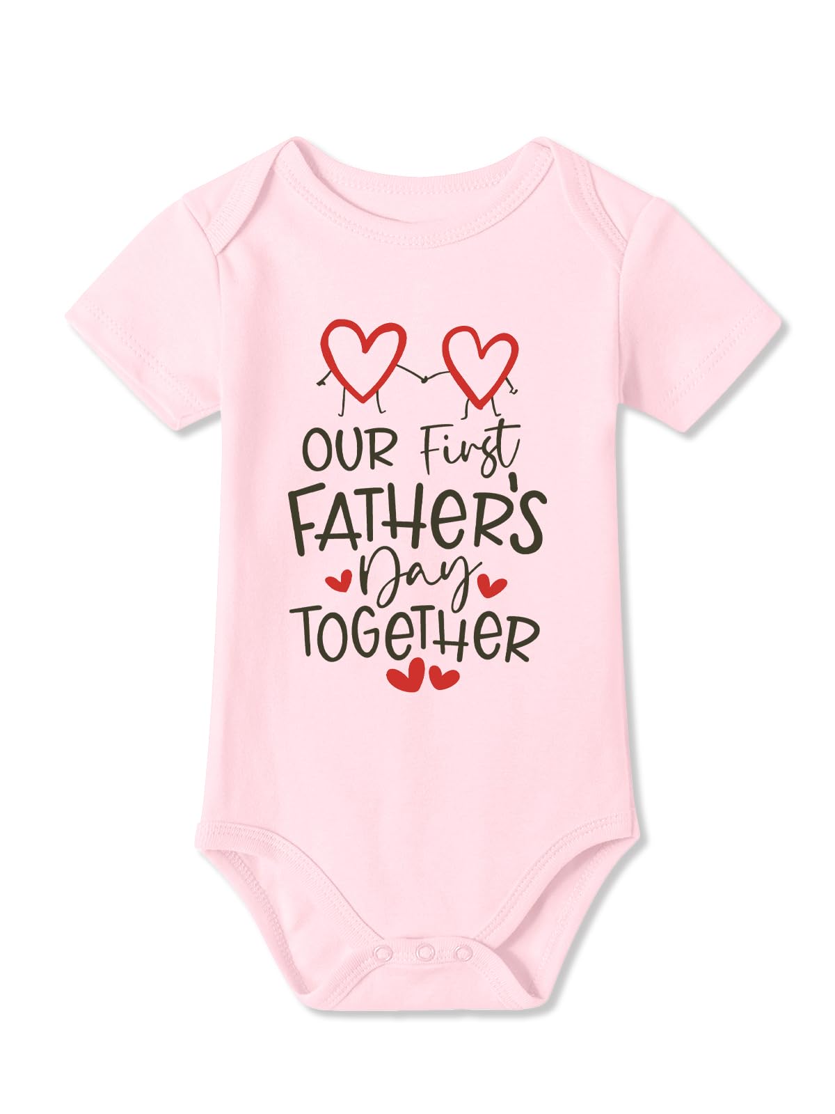 Onesie Besserbay, 1º Dia Dos Pais, De Algodão Para Recém-nascidos, Rosa 6-9m