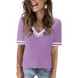 Suéter Casual Elegante Kistore Feminino Roxo De Verão 2gg