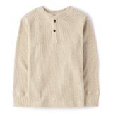 Camisa Thermal Henley Xl De Manga Comprida The Children&#39;s Place (14)