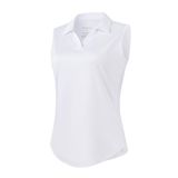 Camisa De Golfe G Gradual Sem Mangas Para Mulheres Upf 50+ Heather White