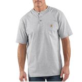 Camisa Carhartt Workwear Pocket Henley Para Homens Heather Grey