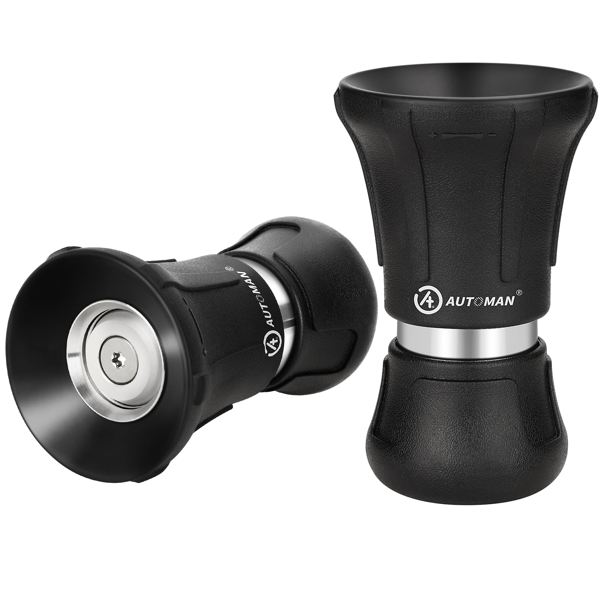 Bocal De Mangueira De Jardim Automan Heavy Duty Fireman, Pacote Com 2